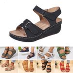 Ladies Orthopedic Wedge Sandals Summer Casual Slingback Walking Comfort Shoes