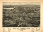 A4 Reprint of American Cities Towns States Map South Weymouth Mass