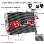 Upgraded Radiator For 2003 2004 Kawasaki Ninja ZX6R ZX636 ZX6RR ZX600