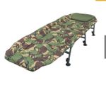 Wychwood Riot Tactical Camo Compact 6 Leg Bedchair Carp Fishing