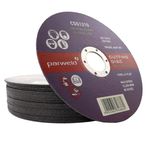 Parweld 125mm x 1mm (5") Thin stainless steel metal slitting discs (PACK OF 100)