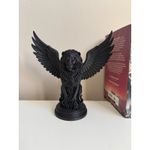 Gothic High Detail Winged Lion Statue – Majestic Mythical Decor - Fantasy decor.