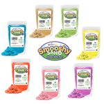 Rainbow Eco Play Sand, Kids, Stocking Filler Sensory Toy, Smooshy Sand 485g, 1kg