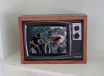 JAWS retro Tv photo frame / film gift idea