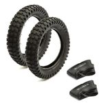 2 x 12 x 2.125 Tyre & Inner Tube Straight Valve 8 Inch Kids Balance Bike Bicycle