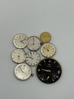 8 Omega Wristwatch Dial Faces For Parts And Repairs Vintage