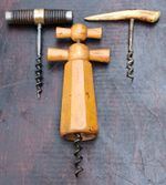 Vintage Corkscrews. Boxwood/ Horn/ Oak. ×3