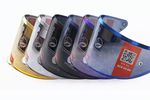 LS2 FF820  RAPID 3 III DARK RAINBOW BLACK IRIDIUM GOLD BLUE PURPLE TINTED VISORS
