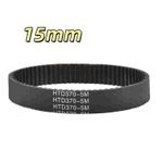 15mm HTD 5M Closed Loop Rubber Synchronous Belt Black Transmission Belt Width