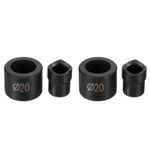 2set Conduit Punch and Die 20mm Steel Knockout Punch Conduit Hole Cutter Set