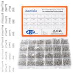432pcs Compression Springs Assortment Kit 24 Sizes Small Springs Assorted 304