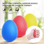 Stress Ball - 3 Pack Strengths Injury Rehab & Stress Relief Grip Finger Arm 