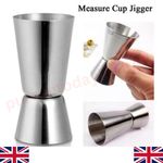 Measure Cup 25ml/50ml Jigger Single Double Shot Short Drink Spirit Cocktail Cup