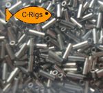 C-Rigs Sea Fishing Crimps 5mm and 8mm (0.8 1.0 1.2 1.4 1.6 1.8 & 2.0mm)