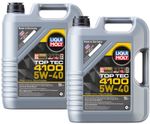5w40 Fully Synthetic Engine Oil Top Tec 4100 ACEA C3 Liqui Moly 9511 10 L
