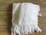 Boots -  White Christening Shawl