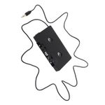 3.5mm Car AUX Audio Cassette Type Adapter For CD Player Phone to Car w/Cable