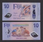 UNC Fiji $10 Ten Dollars 2026 Banknote Flora & Fauna Polymer Series