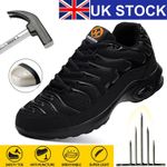 MENS WOMENS STEEL TOE CAP WORK SAFETY TRAINERS BOOT SHOES LIGHTWEIGHT HIKING NEW