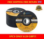 115mm ULTRA THIN 1mm METAL CUTTING BLADE DISC STEEL & STAINLESS ANGLE 50/100PACK