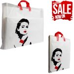 NEW FLEXI LOOP PRINCESS DESIGN PRINTED CARRIER BAGS STRONG GIFT PARTY BAG   