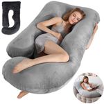 Pregnancy Pillow 59" G Shaped Soft Cushion Maternity Support for Pregnant Women