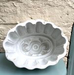 Antique Victorian White Ironstone Mould, 1870