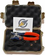 Calces365 Archery D Loop Plier with Case, 2 feet Dloop String, 2 Nock Points