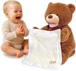 Tippi Peek a Boo Teddy Bear Toy - Interactive Talking Teddy With Comforter