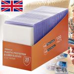 100x Toploaders Hard Sleeves 11GA - 3" x 4" Regular Top Loaders Card Concept UK