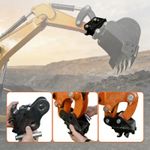 For 0.8-2 Tons Mini Diggers Excavators Quick Hitch Coupler Attachments 25mm Pins