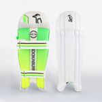 2026 Kookaburra Cricket 4.0 Wicket Keeping Pads - White - Free P&P