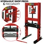 6 Ton Heavy Floor Hydraulic Bench Press Workshop Garage Standing Press Machines