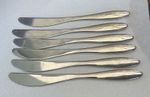 6 Vintage Royal Doulton Whimsy Stainless Steel 9 1/2” Dinner Table knife cutlery