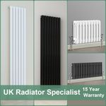 Designer Radiator Horizontal Vertical Oval Column Flat Panel Traditional Heating