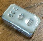 Silver 50g Chunky “BAR” of .999 Fine Silver - Hand Poured/polished Scotland/UK