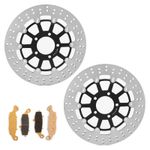 Front Brake Discs Pads For Suzuki DL 650 1000 V-Strom 04-06 DL1000 V-Strom 02-12