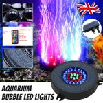 LED RGB Color Changing Fish Tank Air Stone For Aquarium Submersible Bubble Light