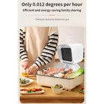 T- Range Hood Desktop Kitchen Exhaust Fan With Adjustable Angle Height 2 Speed