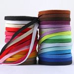 Flat Shoe Laces Boots Trainers Skate Football Coloured Shoelaces Adult Kids