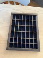 Vintage Miller& Richard Wooden Printers Tray 42 Appatures Very Good Condition