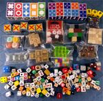 Dice & Cube Collection: 3 LB Huge Bulk Lot, Mixed Games, Vintage Modern Odd Rare
