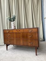 Vtg Mid Century Sideboard Multi Chest Of Drawers Danish Italian Retro R1135