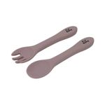 Silicone Fork and Spoon for weaning Babies and Toddlers