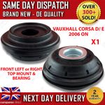 VAUXHALL CORSA D E ADAM MK3 MK4 06-ON FRONT SUSPENSION TOP STRUT MOUNT & BEARING