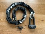 KOHLBURG Alcatraz Motorcycle Chain & Padlock 150cm 13mm Sold Secure Diamond