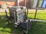 Preston Inception 3D 150 Fishing Chair with Footplate Black/Blue Used
