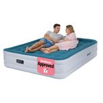 airzzZ Self Inflating Air Bed Double Blow Up Mattress with Built In Pump