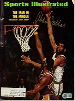 Kareem Abdul-Jabbar Signed Milwaukee Bucks 1973 Sports Illustrated Beckett 56513