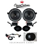 VW CADDY 6.5" PREMIUM SPEAKER UPGRADE 340W MK3 FITMENT HERTZ  (NO OEM TWEETER)